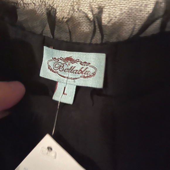 Bellablu Black Gauze Tank Size L - Picture 3 of 7